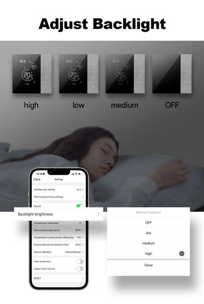 WiFi Thermostat Tuya Smart Home Thermoregulator For Boiler/Electric/Underfloor Heating Temperature Controller Alice Alexa Google
