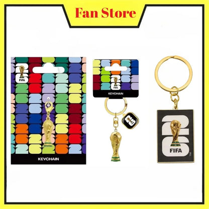 FIFA Official 2026 World Cup Trophy Keychain Authentic World Cup Merchandise Football Fan Gift Pendant