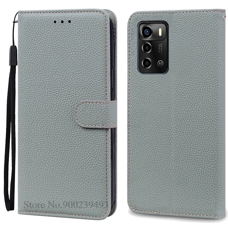 For ZTE Blade V40 Vita Case Soft Silicone Back Cover For ZTE Blade V40 Vita Case Leather Wallet Flip Cover Fundas