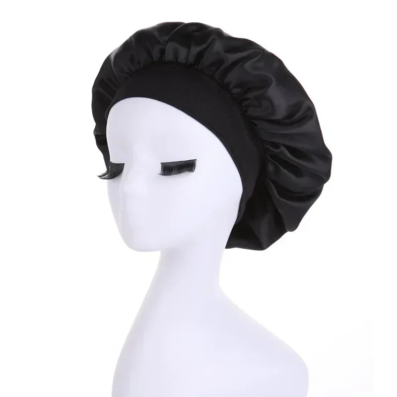 Hundreds of High Elasticity Hair Care Cap Moon Hat Wrapped Headscarf Beauty Cap Shower Cap Female Nursing Satin Sleeping Cap