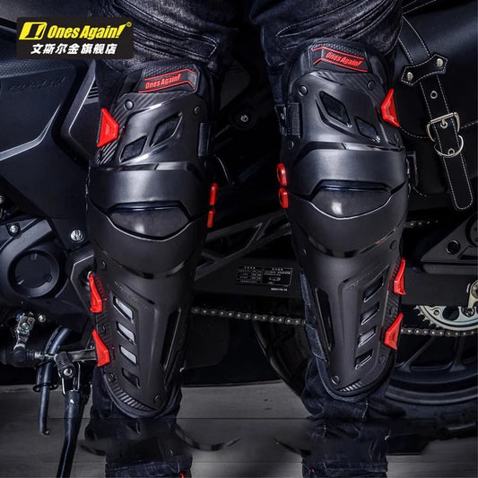 Ones again! MX Enduro Motocross Knee Protectors LED Racing Leg Cover Guards for Motorcycle Moto Cross Protection Gears Men Women