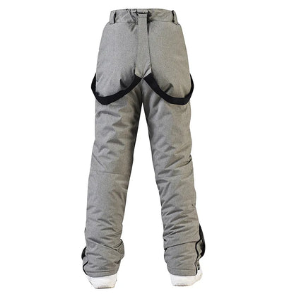 Women's and Men's Ski Pants Windproof Waterproof Snowboarding Pants Winter Outdoor Warm Snow Sports Pants Men Women Skiing