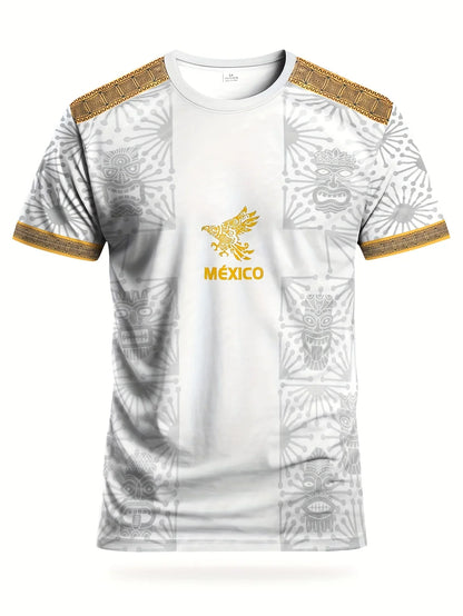2026 Men Mexico Team Special Edition Jersey Training Jersey Pre-game Warm-up Shirt Short-sleeved Football Jersey Fans T-shirt