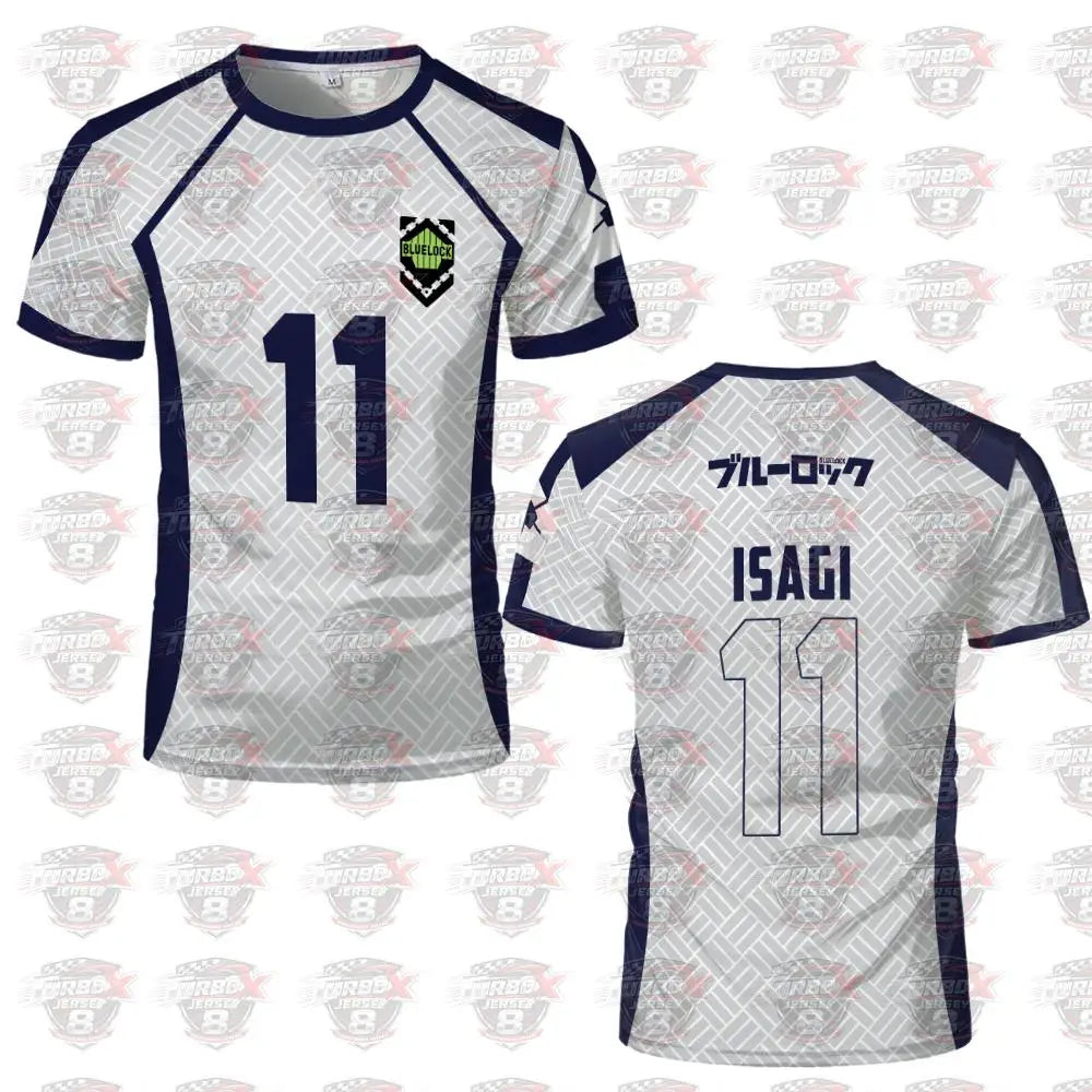 2026 Summer New Men's Blue Lock Anime Football Shirt T-shirt Women's Round Neck Sports Top Casual Short Sleeve T-shirt
