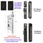 Tuya APP Smart Life APP Control Voice Intercom Smart Lock 3D Face Recognition Fingerprint Password Smart  Door Lock With Camera