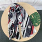 Foreign trade original single Italian autumn and winter new fashion brand printed light luxury shawl scarf
