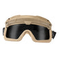 Sports Sunglasses for Men Women 2 Modes Airsoft Goggles Riding Eye Protection for Hiking Paintball Hunting Gear