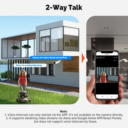 Tuya Wifi Solar Bullet Camera Outdoor 5MP Waterproof Battery Powered CCTV Surveillance Security Camera Wireless 2 Way Audio