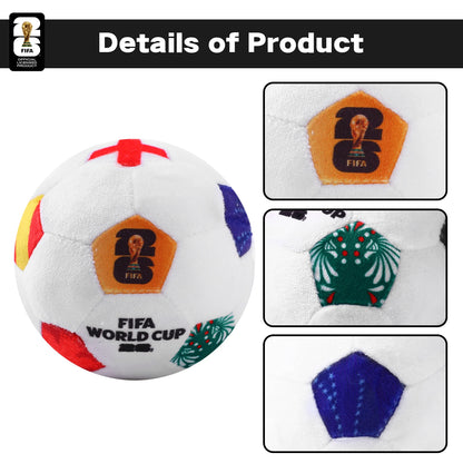 FIFA World Cup 2026 Soccer Ball Throw Pillow Football Style Pillow, 11.8in Trophy Design Cushion for Bedroom Living Room