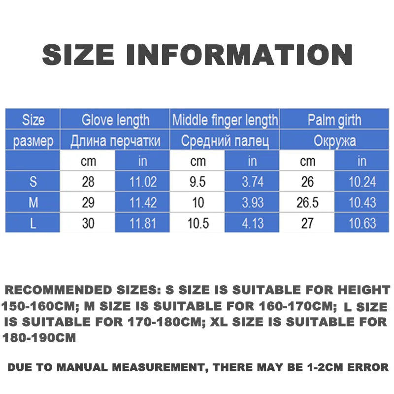 Ski Gloves Men's Waterproof and Cold-proof Plus Velvet Thickening Outdoor Cycling Warm Winter Cycling Gloves Men and Women