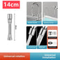Stainless Steel Universal 1080° Rotation Faucet Sprayer Head For Kitchen Washbasin Extension Faucet Bubbler Tap Splash Nozzle