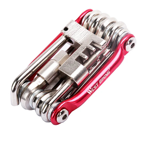 WEST BIKING 11 in 1 Bicycle Repair Tool  Multifunction Bicycle Repair Set  MTB Road Bike Repair Tools Kit  Wrench Screwdriver