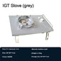 Lohascamping Camping Table IGT Folding multifunctional IGT table Full set roll Brazier table adjustable Desktop burner bbq table