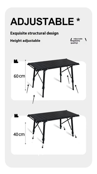 Lohascamping Camping Table IGT Folding multifunctional IGT table Full set roll Brazier table adjustable Desktop burner bbq table