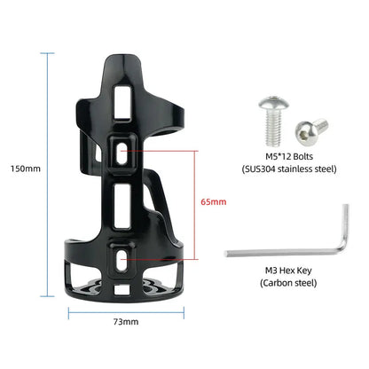 Deemount Bicycle Water Bottle Holder 65mm PC Mold-in Plastic Bottle Cage Carrier Rack Light Weight  Cycling Parts BKG-008