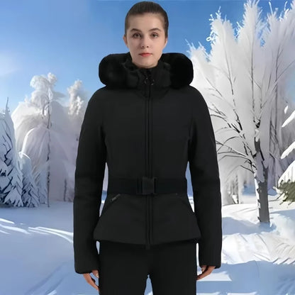Skiing Jacket 2025 Mountain Snowboard Jackets Winter Hooded Woman Snow Jackets Outdoor Sports Outerwear Windproof Warm Tracksuit