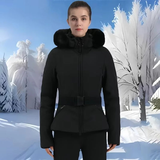 Skiing Jacket 2025 Mountain Snowboard Jackets Winter Hooded Woman Snow Jackets Outdoor Sports Outerwear Windproof Warm Tracksuit