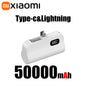 Xiaomi Mini Power Bank 50000mAh 2-in-1 Large Capacity LED Digital Display Portable Fast Charging External Battery For IPhone New