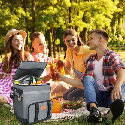 Picnic Trolley Box Leak Proof Large Thermal Food Delivery Box Detachable Portable Lunch Backpack for Outdoor Car Travel&Takeout