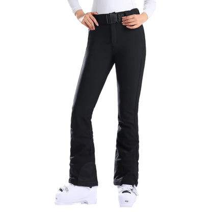 Winter Snowboarding Pants Thermal Skiing Pants New Slim Fit Women Snow Trousers Waterproof Clothes Outdoor Windproof Ski Pants