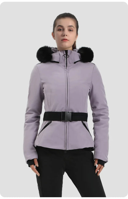 Skiing Jacket 2025 Mountain Snowboard Jackets Winter Hooded Woman Snow Jackets Outdoor Sports Outerwear Windproof Warm Tracksuit