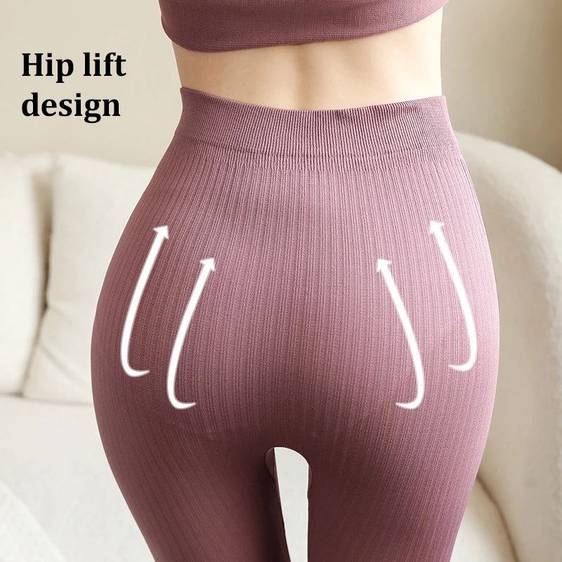 FINETOO 2 Pieces Women Thermal Underwear Sexy Long Sleeve Winter Clothes Seamless Thermal Intimate Set Ladies Thick Sleepwear