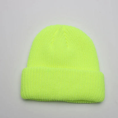 Winter Warm Beanies Casual Short Thread Hip Hop Hat Adult Men Female Knitted Skull Cap Elastic Unisex