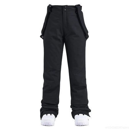 Cheap Women's and Men's Ice Snow Pants Outdoor Snowboarding Clothing Strap Trousers Skiing Suit Wear 10K Waterproof