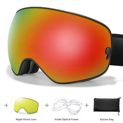 Classics Ski Goggles Double Layers Anti-fog Big Ski Glasses UV400 Skiing Mask Snowboard Men Women Winter Sports Snow Goggles