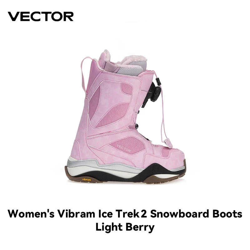 VECTOR Professional Women Man Ski Shoes Warm Waterproof Snowboard Boots Non-slip Leather Breathable Snow Ski Boots Ski Equipment
