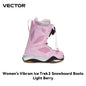 VECTOR Professional Women Man Ski Shoes Warm Waterproof Snowboard Boots Non-slip Leather Breathable Snow Ski Boots Ski Equipment