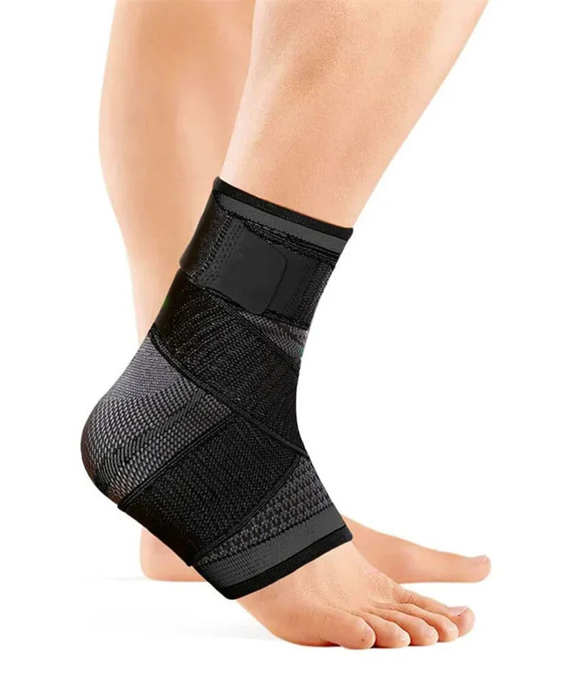 Adjustable Sports Ankle Support Compression Ankle Brace Protector Running Soccer Basketball Gym Ankle Stabilizer Bandage Strap