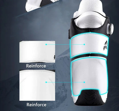 Adult Winter Ski Shoe 2025 New Women Outdoor Sports Snowboarding Boots Men Warm Breathable Waterproof Cold Resistant Snow Shoes