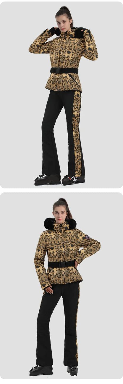 Skiing Jacket 2025 Mountain Snowboard Jackets Winter Hooded Woman Snow Jackets Outdoor Sports Outerwear Windproof Warm Tracksuit