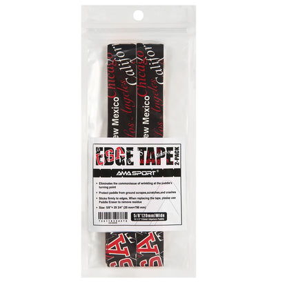 AMASPORT 2Pack Pickleball Paddle Edge Tape 20/23/26mm Paddle Head Edge Guard Racket Edge Protection Tape