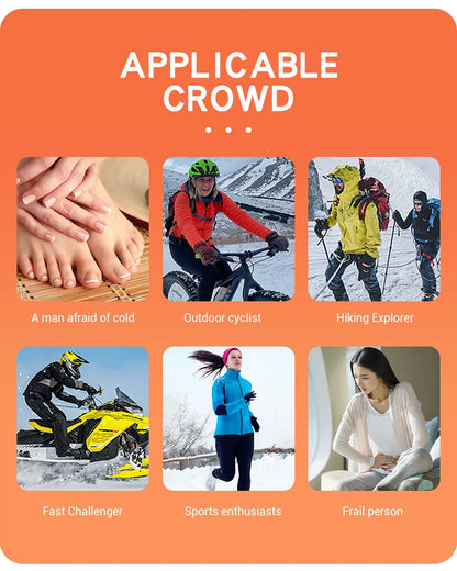 Winter Heated Sock Rechargeable Battery Stocking Men Women Electric Heating Ski Socks Sports Thermal Warmer Foot