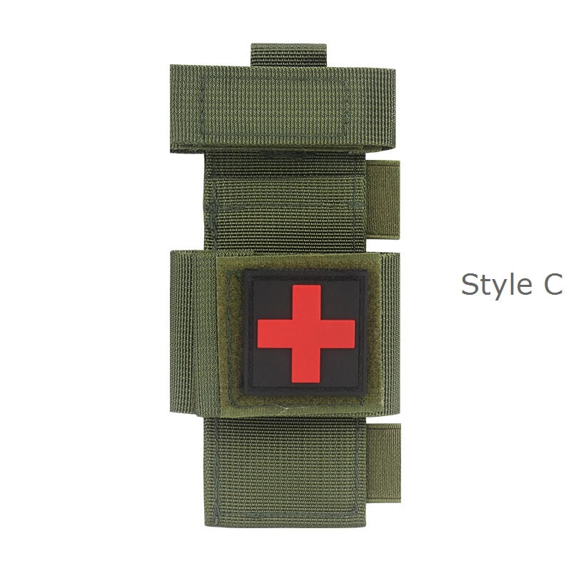 Tactical Outdoor Molle Scissor Bag Medical Shears Pouch Multifunctional Tourniquet Holder Storage Bag Case Flashlight Holster