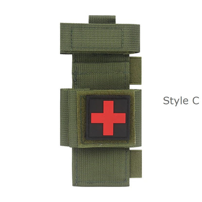 Tactical Outdoor Molle Scissor Bag Medical Shears Pouch Multifunctional Tourniquet Holder Storage Bag Case Flashlight Holster