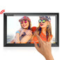 15.6 inch built in 32GB/ 64GB WiFi Large touch ips digital photo frame 1920*1080 WiFi Smart Frame Share Photos Videos via frameo