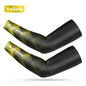 WEST BIKING Summer Sunproof Arm Sleeves UV Protection Seamless Digital Printing Cycling Running Sleeves Cooling Sport Gear