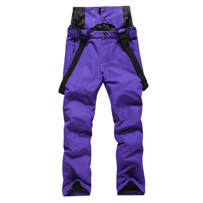Women and Men's Ski Trousers Windproof Waterproof Snowboarding Winter Outdoor Warm Breathable Snow Male Female Sports Pants