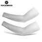 ROCKBROS Bicycle Arm Sleeves Ice Silk Sun UV Protection Sports Cycling Arm Sleeves Cover Breathable Running Fitness Arm Sleeves