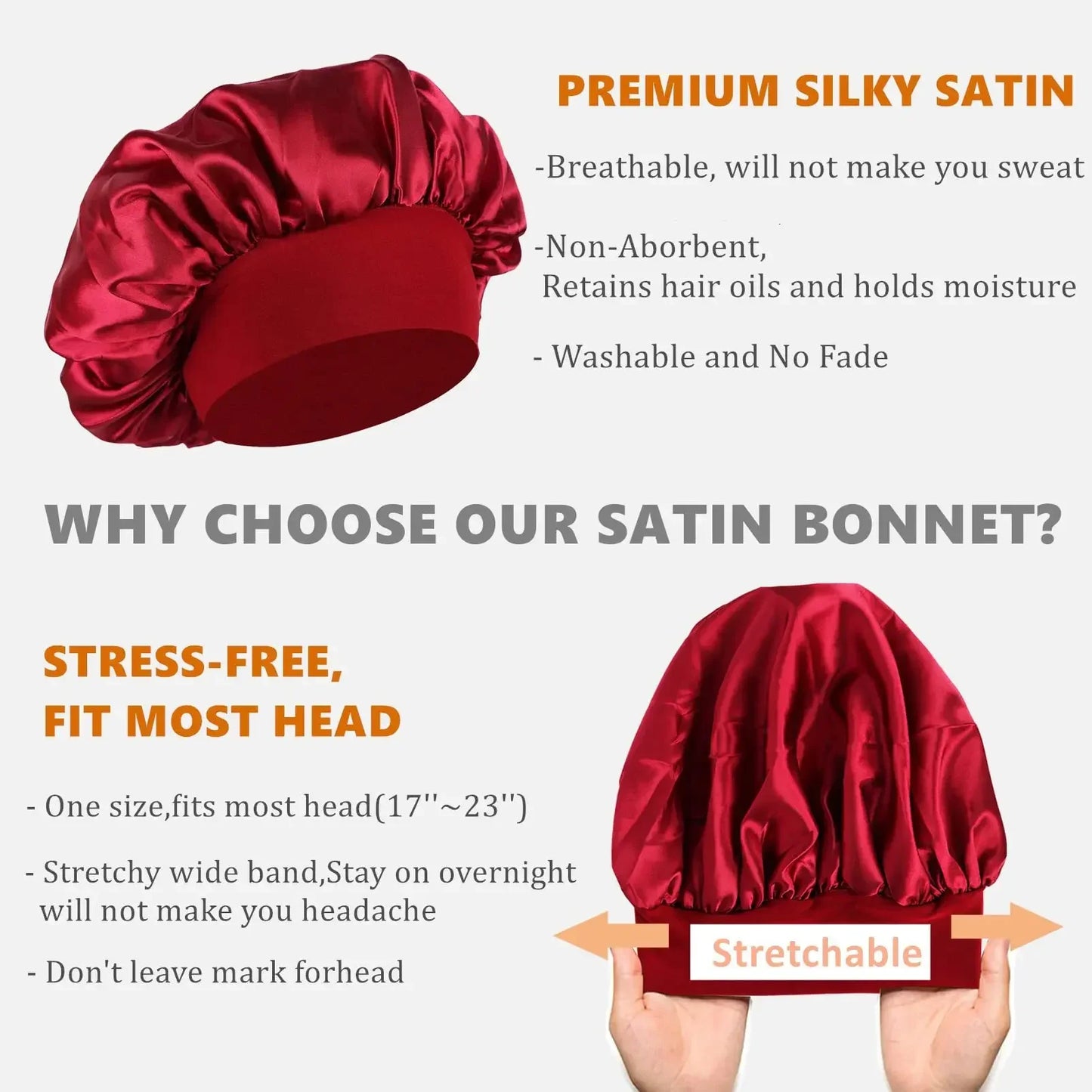 Hundreds of High Elasticity Hair Care Cap Moon Hat Wrapped Headscarf Beauty Cap Shower Cap Female Nursing Satin Sleeping Cap