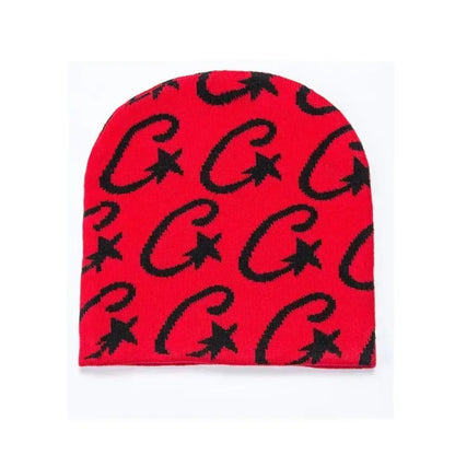 Couple Knitted Caps Hip-hop Trendy Beanie Hat 2024 Letter Jacquard Women Male Winter Hot Girl Warm Knitted Hat Balaclava Beanies