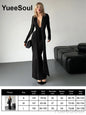 Halloween Gothic Grunge Punk Women Dress Long Sleeve Lace Slim Black Dresses 2025 New Y2K Harajuku Lolita Fairy Core Party Dress