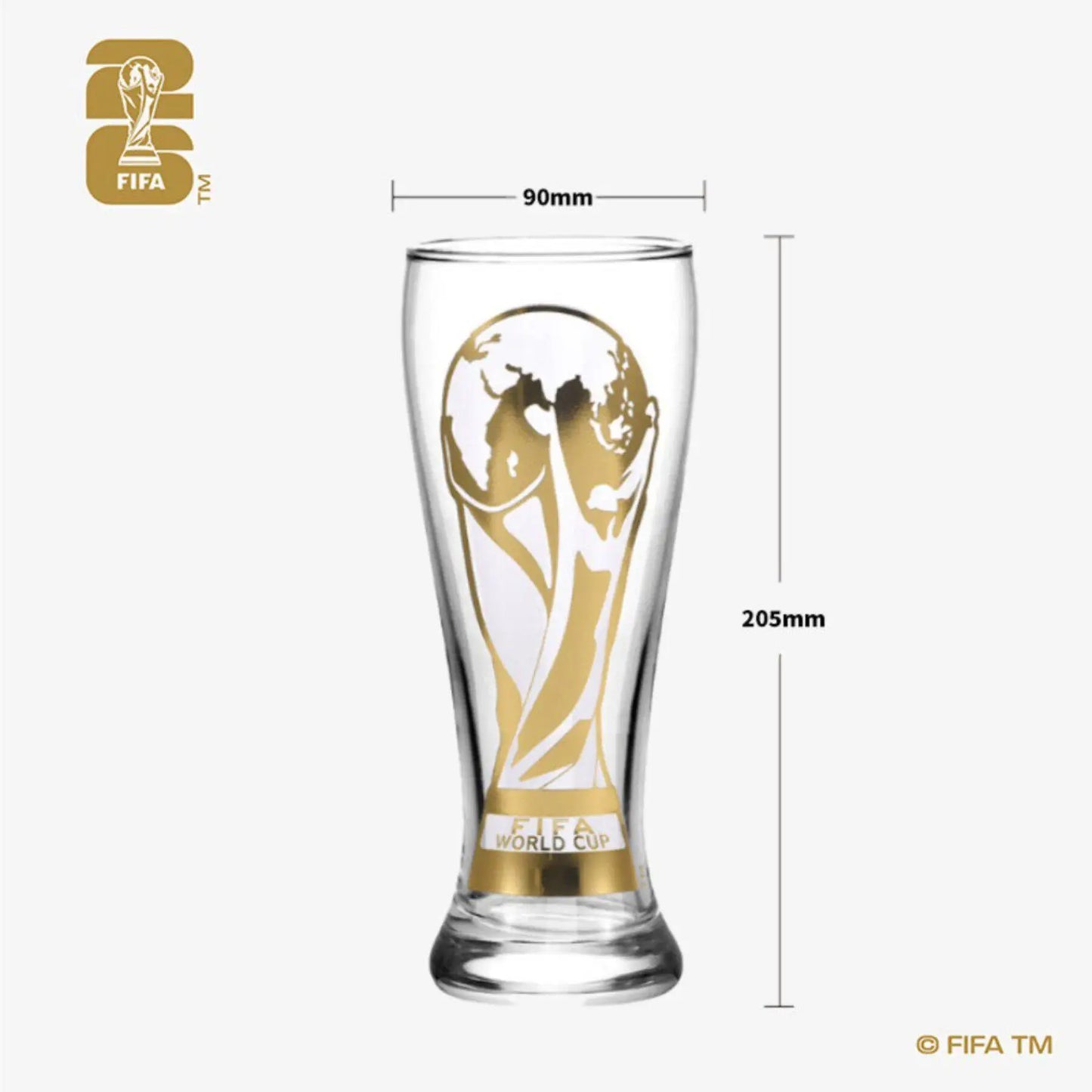 FIFA World Cup 2026 FIFA Trophy Beer Mug, 330ML Fan Souvenir