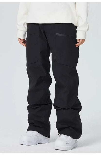 Snow Trousers 2025 Outdoor Sports Snowboard Wear Winter Warm Loose Ski Pants Windproof Waterproof Skiing Pants Women Men Clothes