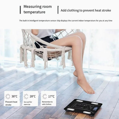 Electronic Scale Smart Bluetooth Weighing Human Charging Simple Weight Scale Weighing Household Fat Body Fat Measurement Scale