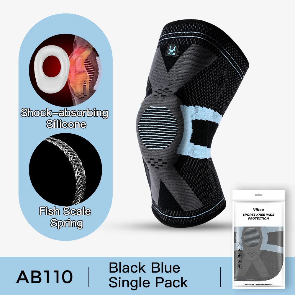1 piece of compression knee pad, suitable for protecting men and women while running, knee support compression sleeve, sports an