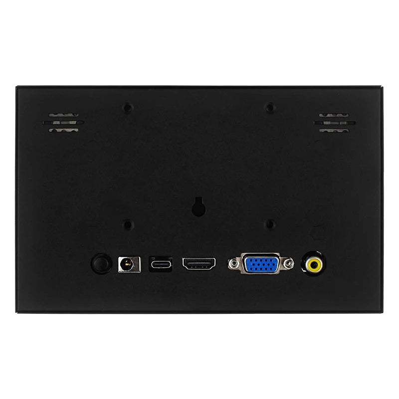 7 Inch Portable Display IPS 1024x600 LCD HDMI-compatible VGA AV Input DC Type C Power In for PC Laptop Camera TV Box DVD ScreenComputer MonitorsGoWisse.com